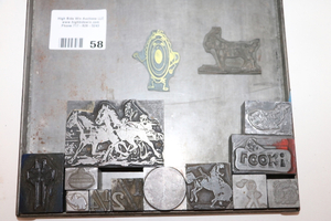 lot 58 image: Printing Blocks