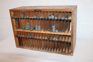 lot 60 image: Lead Strip Cabinet  Thompson