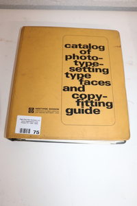lot 75 image: Varitype Type Faces
