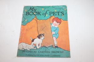 lot 78 image: My Book of Pets - Carmen Brown