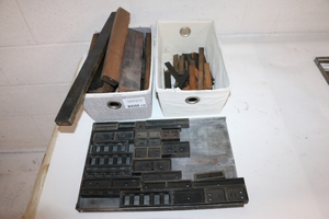 lot 110 image: Wood & Metal Furniture