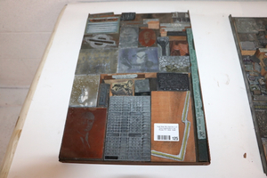 lot 125 image: Wood Backed Printing Blocks
