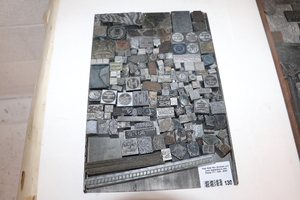 lot 130 image: Lead Printing Blocks