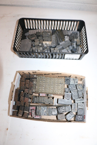 lot 138 image: Lead Printing Blocks