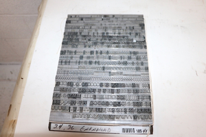 lot 185 image: 24 & 36 Pt. Garamond