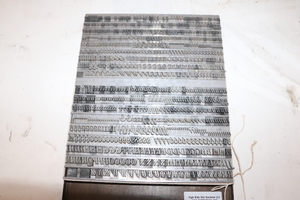 lot 189 image: 30 & 36 Pt. Garamond Bold Italic