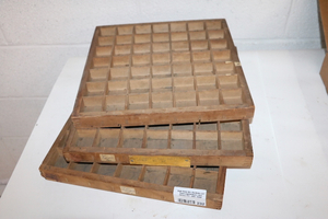 lot 232 image: 3 Type cases