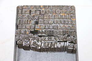 lot 243 image: 24 Pt. Type