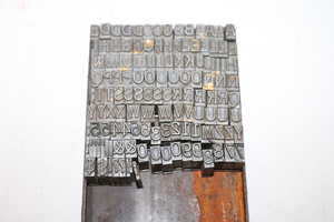 lot 244 image: 30 Pt. Type