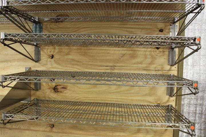 lot 56 image: Metro style wall shelf