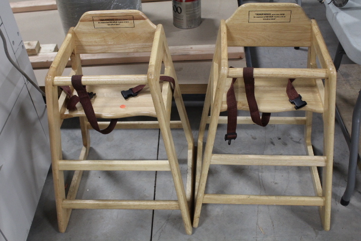 lot 92 image: High chairs