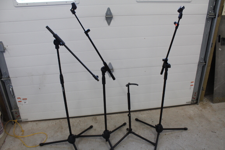 lot 174 image: Microphone  guitar stands