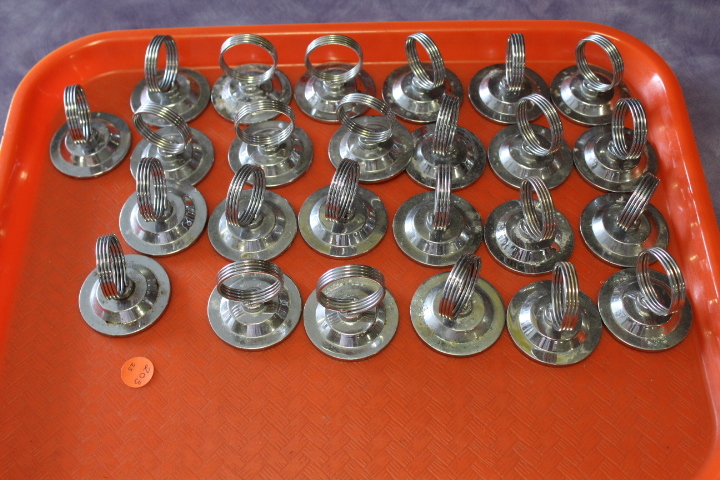 lot 203 image: Table advertisement holders