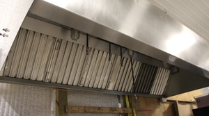 lot 29 image: Stainless Steel Kitchen HOOD- Exhaust and return air ready  Come ON git your hood on