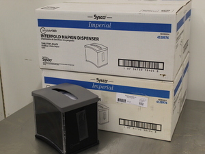 lot 102 image: Interfold Napkin Dispensers - NEW