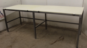 lot 48 image: Poly Top Butcher Table