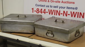 lot 195 image: Heavy Duty Roasting Pans