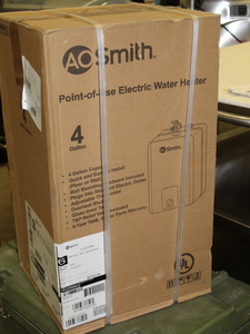 lot 212 image: 4 Gallon Water Heater by AO Smith - New
