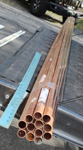 lot 216 image: Copper Pipe - 34 x 10