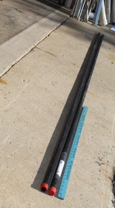 lot 204 image: Threaded Black Pipe - 34 x 10