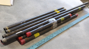 lot 224 image: 34 Threaded Black Pipe