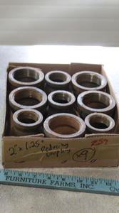 lot 259 image: 2 x 1.25 Reducing Couplings