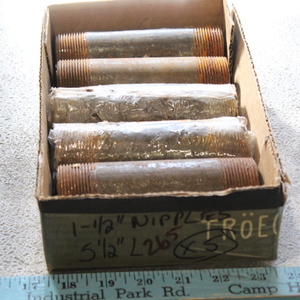 lot 265 image: 1-12 Nipples - 5-12 Long