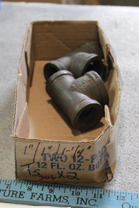 lot 306 image: Reducing Ts - 1 x 1 x 1-14
