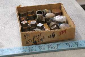 lot 334 image: 34 Plugs and Caps