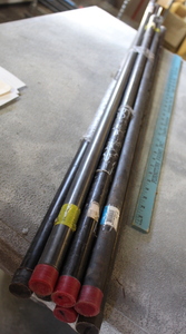 lot 223 image: 34 Threaded Black Pipe