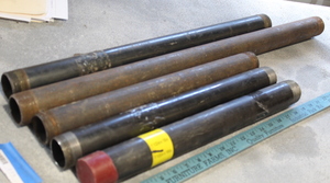 lot 229 image: 1-12 Threaded Black Pipe