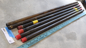 lot 221 image: 12 Threaded Black Pipe