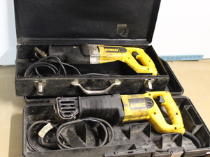 lot 57 image: Dewalt Reciprocating Saws