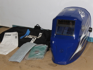 lot 55 image: Welding Helmet  by Kobalt (like new)