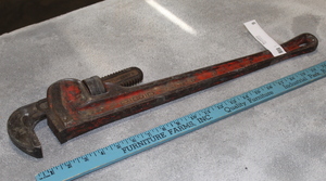 lot 198 image: 24 Pipe Wrench - Ridgid