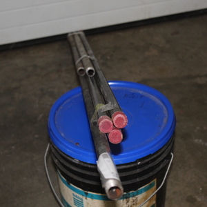 lot 219 image: 12 Threaded Black Pipe