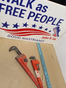 lot 64 image: Pipe Wrenchs