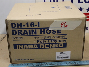 lot 96 image: Drain Hose (Poly Ethylene) NEW in Box