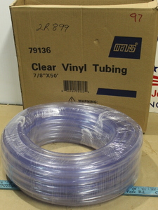lot 97 image: 78 Clear Vinyl Tubing (NEW)